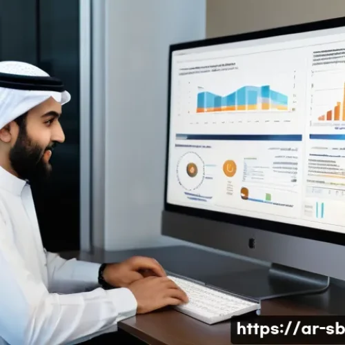 Home 32 정량적 연구의 통계적 방법 - A detailed, culturally resonant infographic illustrating the process of data understanding for Arabi...