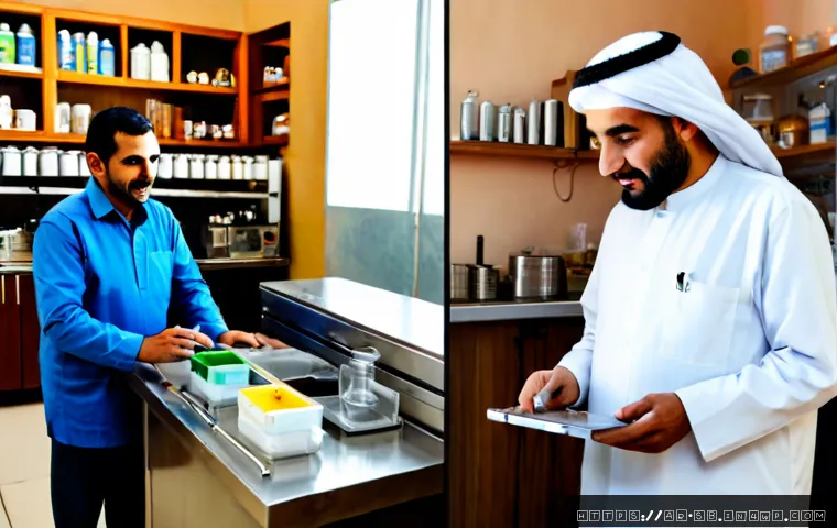 사례 연구와 실험 연구 비교 - Photorealistic split-screen comparison scene: on the left, an Arab social researcher in modest profe...